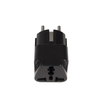 MACLEAN MCE155 Maclean MCE155 Adapterio lizdas UK ant EU kištuko universalus juodas