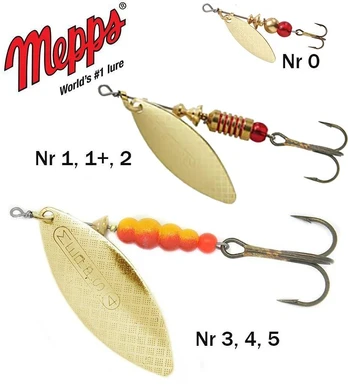 Sukriukė Mepps Aglia Longue Gold