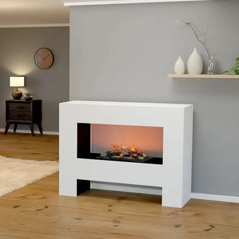 GLOW FIRE FALLADA Cassette 600 WHITE pastatomas vandens garų židinys