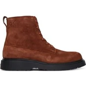 Auliniai batai Calvin Klein Combat Ess Lace Up Zip Boot Su YM0YM01371 Ruda