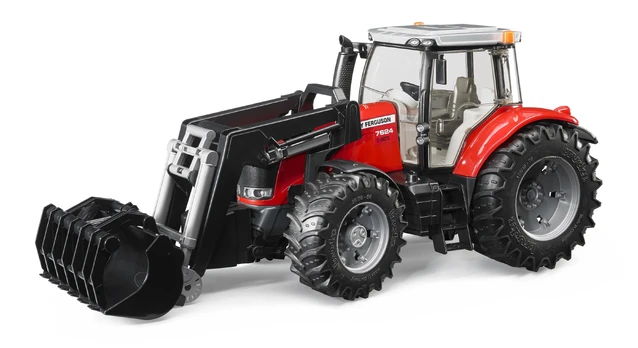 Sunkioji technika Bruder Massey Ferguson 7624, balta