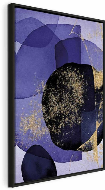 Artgeist Paveikslas - Violetinė Kaleidoscope (1 Part) Vertical