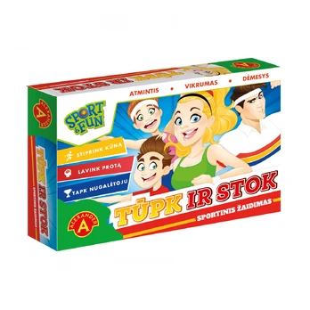 Stalo žaidimas Tūpk ir stok