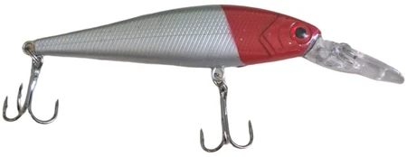 Vobleris PREDOX DEEP STING pilkas red