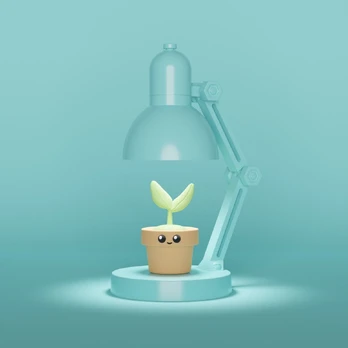 Winkee - Mini Plant Lamp