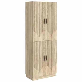 Spintelė 2 pcs Sonoma ąžuolas Apdirbta mediena