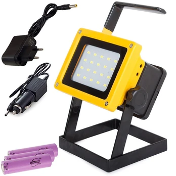 Prožektorius sandėliams ir vitrinoms Rivex P232, 20 LED, Geltonas