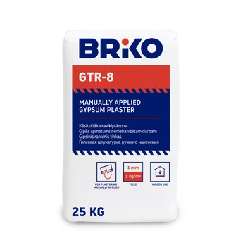 Gipsinis tinko mišinys Briko, remontinis, 25 kg