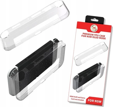 JYS dangtelio dėklas, skirtas Nintendo Switch, permatomas