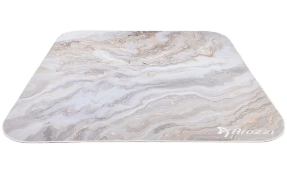 Arozzi Zona Square Floor Pad | White Marble