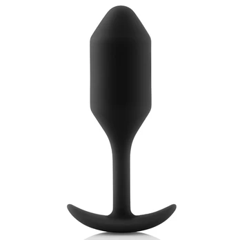 B-Vibe - Snug Plug 2 Black Analinis kaištis