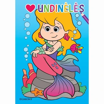 Spalvinimo knygelė UNDINĖLĖS