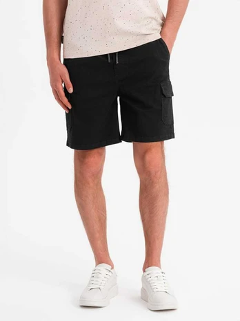 shorts for men - juodas