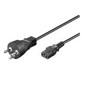 MicroConnect Maitinimo laidas DK 1m IEC320 - PE12041R maitinimo laidas