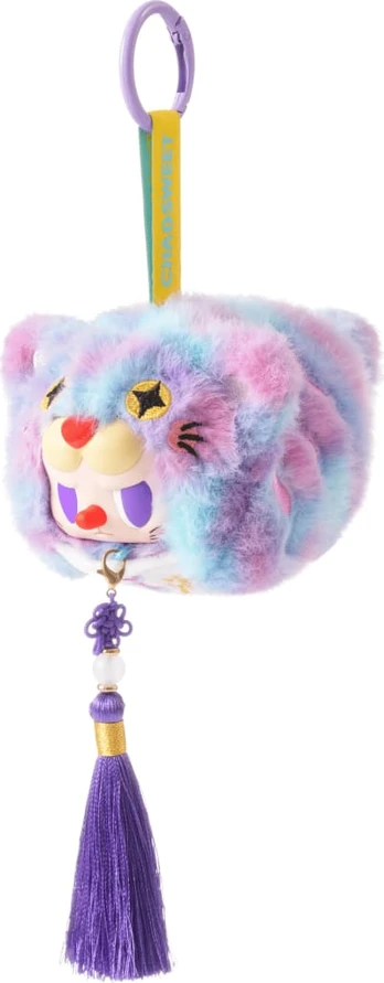 Rebel Bear Pliušinis pakabutis „Good Luck“, 8 cm