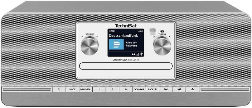Technisat DigatRadio 372 CD IR sidabras