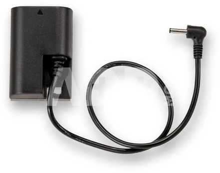 LP-E6 to 3.5/1.35mm DC Male Dummy Battery