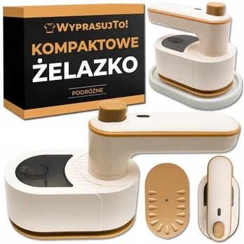 Kelioninis lygintuvas sulankstomas, lengvas ir kompaktiškas