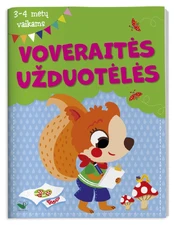 Voveraitės užduotėlės, 3–4 metų vaikams kaina