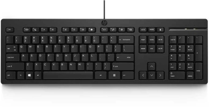 Klaviatūra HP 125 (Full-size su laidu klaviatūra with)