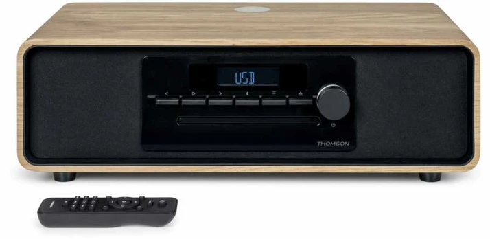 Garso sistema - Thomson Micro BT radijas FM/CD/MP3/USB 50W juodas.