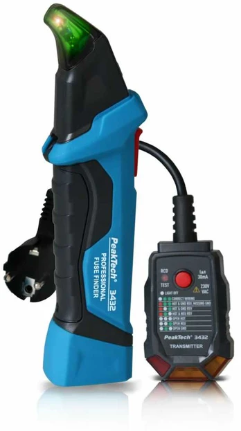 Lokalizator bezpieczników su RCD PeakTech 3432