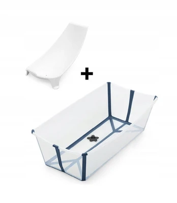 Sulankstoma kūdikio vonelė Stokke Flexi Bath X-Large su įdėklu