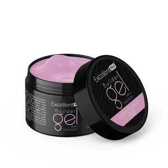 EXCELLENT PRO_Builder Gel With Thixotropy Natural Look Rose 15g