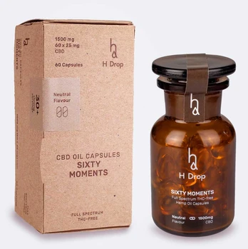 Sixty Moments - 60 vnt. 25mg CBD kapsulių (1500mg)
