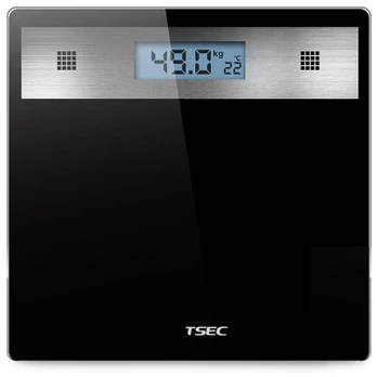 Elektroninės stiklinės vonios svarstyklės su LCD ekranu iki 180 kg