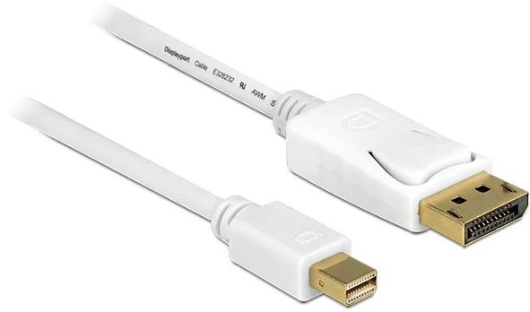 DELOCK Cable mini Displayport male > Displayport vyriškas 1 m