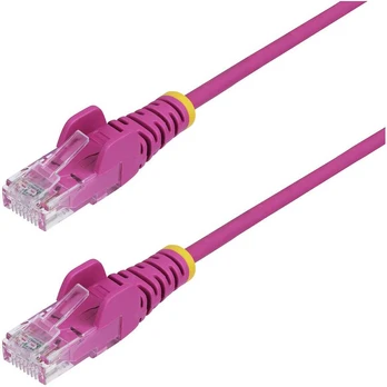 StarTech 3M rožinis plonas CAT6 kabelis