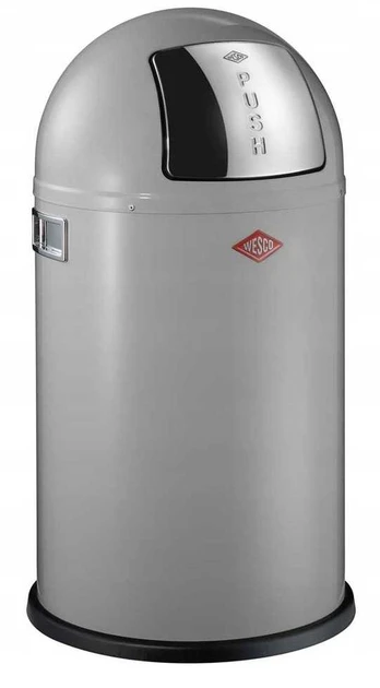 Šiukšliadėžė chłodny pilka 50l Pushboy Wesco