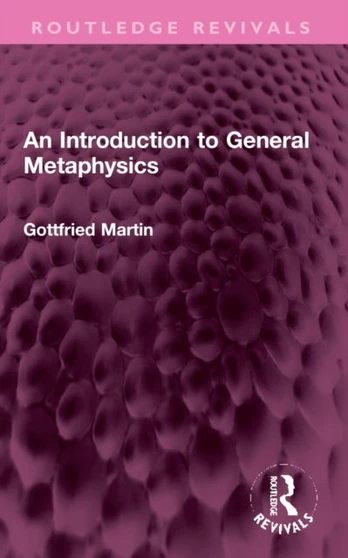 Introduction to General Metaphysics