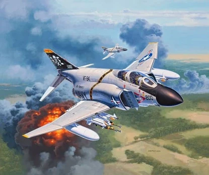 Konstruktorius REVELL modelis F-4J Phantom II 1:72, 3941