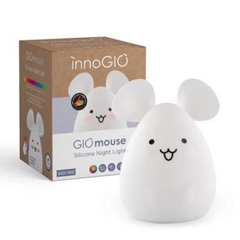 Silikoninė naktinė lemputė InnoGIO Mouse, GIO-100