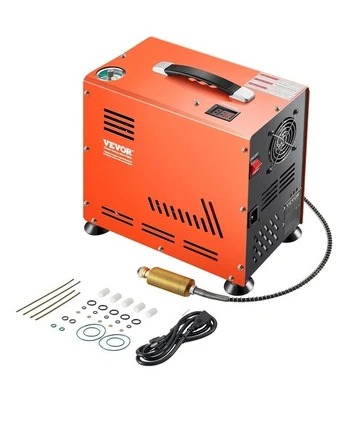 PCP oro kompresorius 800W 30Mpa dviejų cilindrų