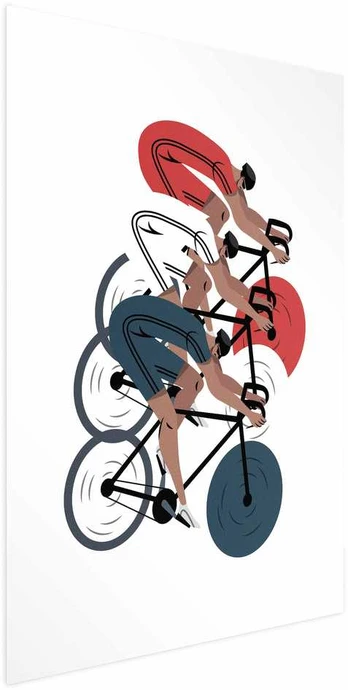 Artgeist Plakatas - Olympics - Cycling Race