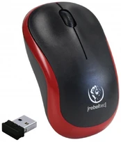 Kompiuterio pelė Rebeltec Meteor nano usb, raudona kaina