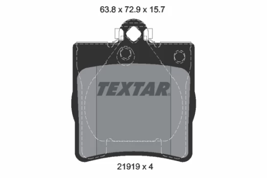 TEXTAR 2191903 Brake pad set