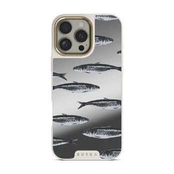 Del Mar - iPhone 16 Pro Case, Elite Mirror Light (MagSafe) / Gold