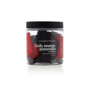 INNOVATIVE PHARMA  DAILY ENERGY GUMMIES + CAFFEINE, 60 vnt.