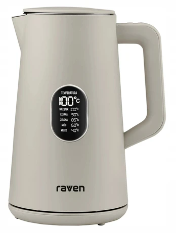 Elektrinis virdulys Raven EC024S su temperatūros reguliavimu, 1,5 l, 1800 W