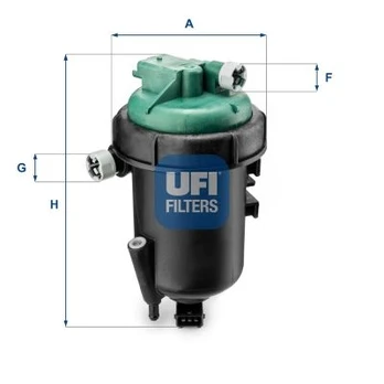 Kuro filtras UFI 55.175.00