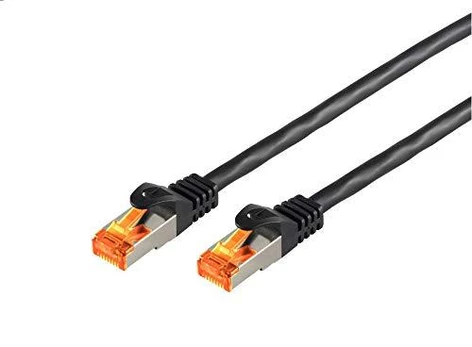 Helos Outdoor patch cable S/FTP Cat 6a juodas 50,0m