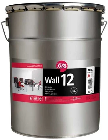 Vivacolor Krāsa sienām wall 12 a matēta 18,0l