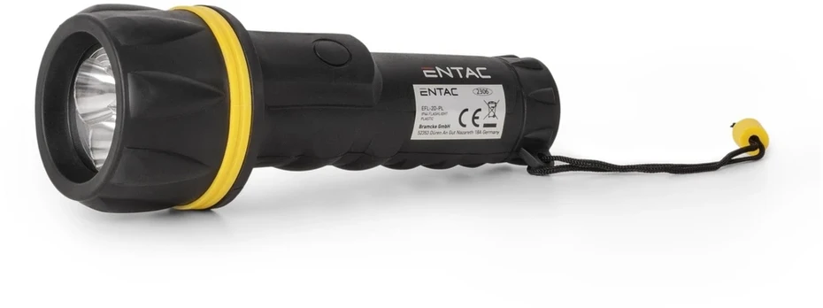 Entac Taschenlampe 2D Kunststoff