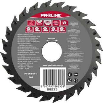Profix Proline Plokšti diskiniai šiurkštūs dantys su 125 mm prolino pjūklu
