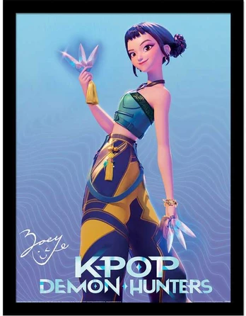 Pyramid KPop Demon Hunters Zoey Framed print