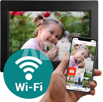 Frameo Digital Photo Frame HF-101B Black 10.1 Inch
